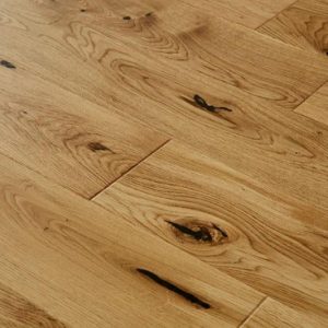 Rustic Oak Natural Lacquered Flooring (Engineered)