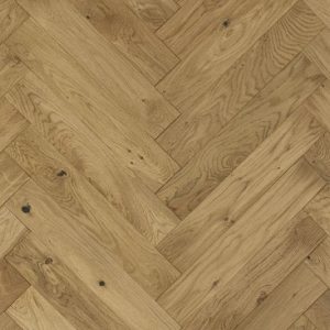 Rustic Oak Herringbone Natural Lacquered Flooring (Engineered)