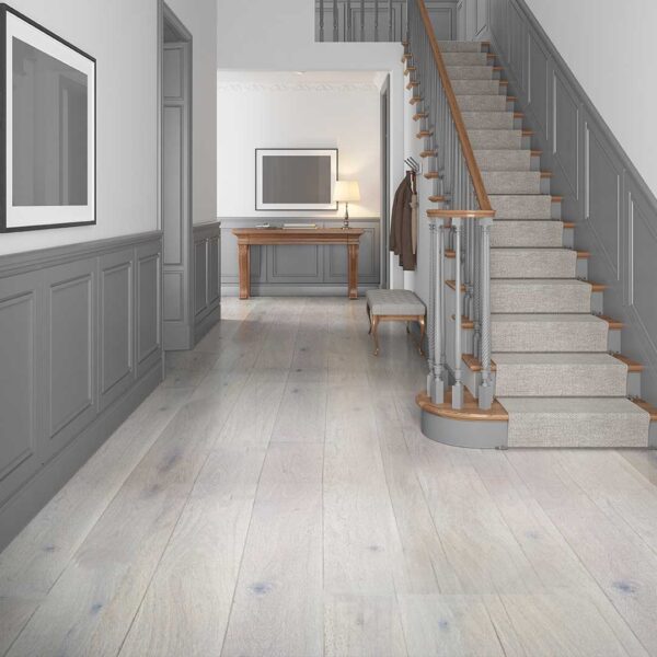 Rustic Oak Flooring in Hallway