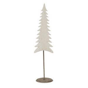 Medium Whitewashed Tall Tree On Stand