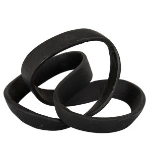 Black Cast Knot Ornament