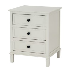 Belmont Collection 3 Drawer Bedside Table