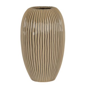 Pallida Collection Large Striped Vase