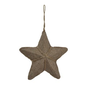 Medium Jute Hanging Star