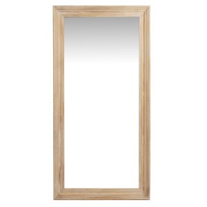 Washed Wood Large Framed Mirror