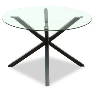 Monza Round Glass Dining Table