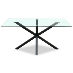 Monza Rectangular Glass Dining Table