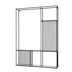 Axis Shelf Unit With Glass Shelves