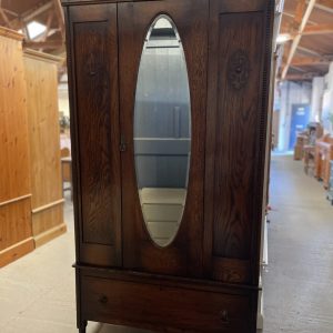 Dark Oak Single Wardrobe