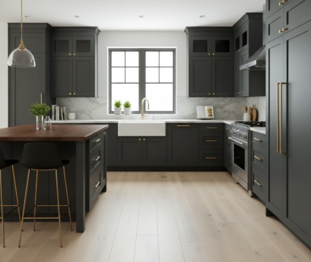 Rustic Oak Alabaster Lacquered Flooring (14mm x 180mm Engineered) - Image 3