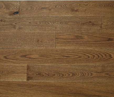 Rustic Oak Brown Sugar Lacquered Flooring (14mm x 130mm Engineered)