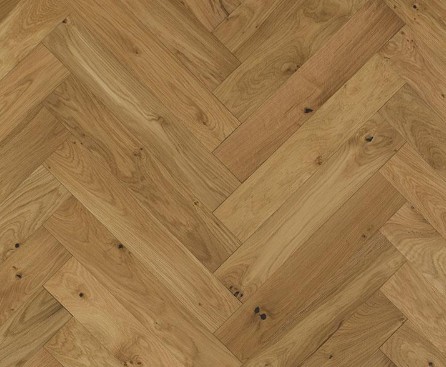 Rustic Oak Herringbone Natural Brushed & Oiled Flooring (20mm x 90mm Engineered)