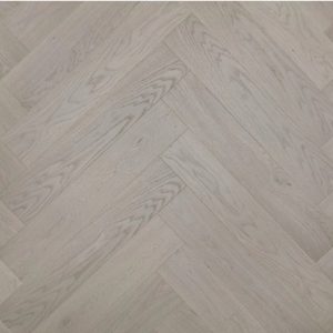 Herringbone Engineered Oak Flooring Marzipan Lacquered (14mm x 130mm Engineered)