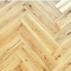 Rustic Oak Herringbone Natural Matt Lacquered Flooring (14mm x 150mm Engineered)