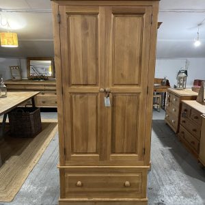 Solid Pine Double Wardrobe (Fully dismantles)