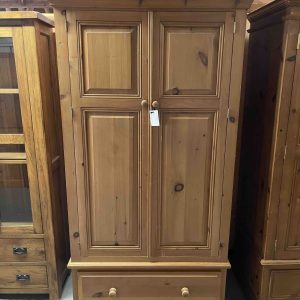 Solid Pine Double Wardrobe