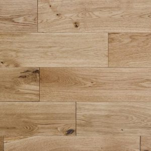 Rustic Oak Natural Lacquered Flooring (18mm x 150mm Solid)