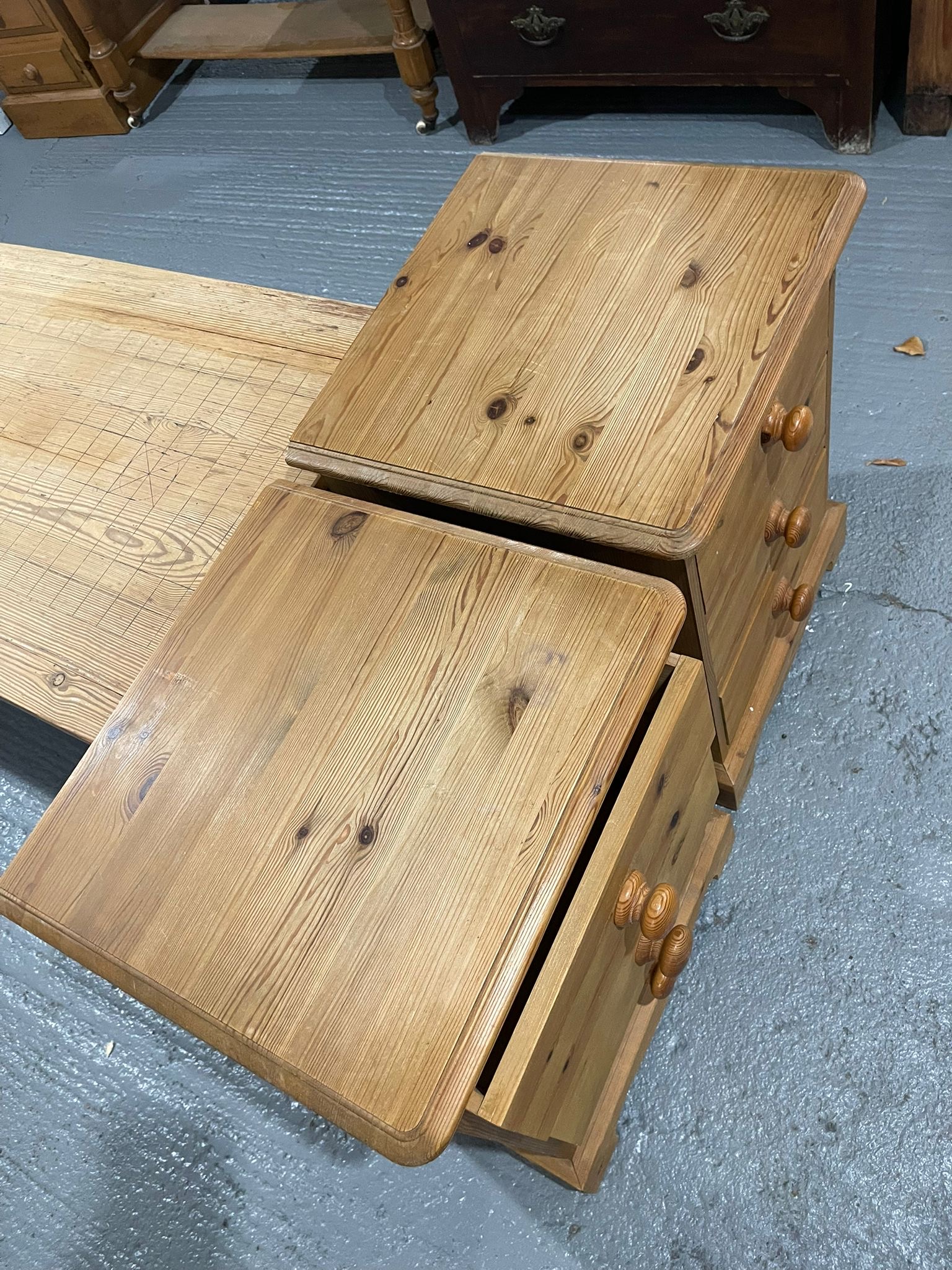 Pair Of Pine Bedside Cabinets - Image 3