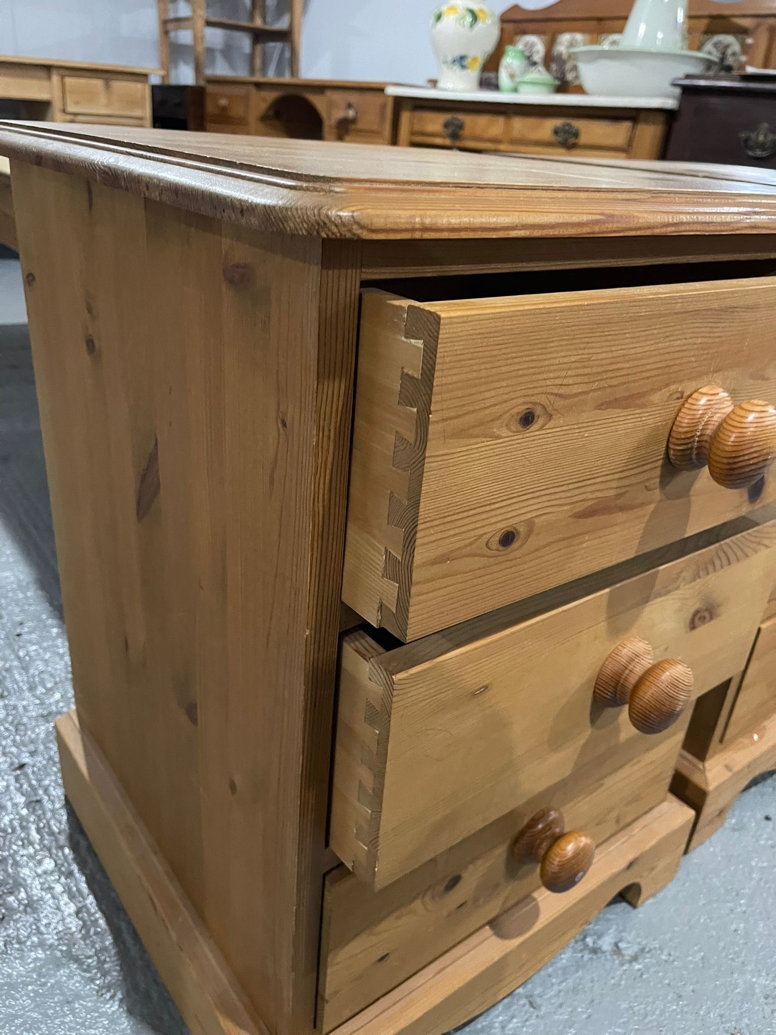 Pair Of Pine Bedside Cabinets - Image 2