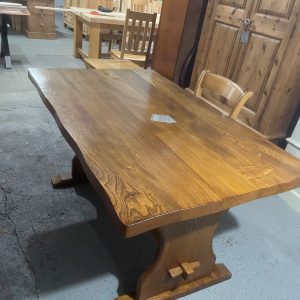 Cryer Craft Solid Elm Dining Table